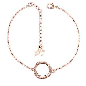 Adore Swarovski Stack & Sparkle Bracelet Rose-Gold Plated